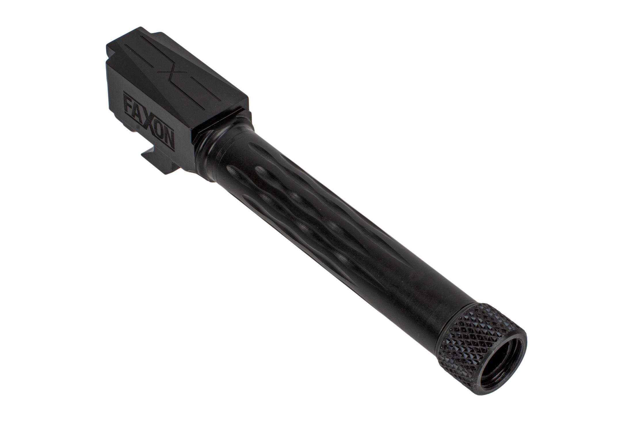 Faxon Firearms SIG P320 Compact Flame Fluted Threaded Barrel Black Nitride 320B910NCLOQT